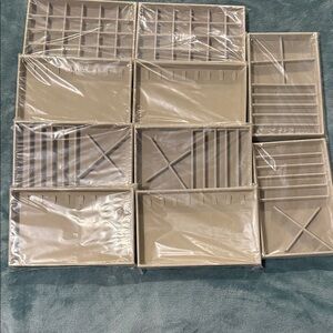 Beige Drawer Organizer Set Bought for my jewelry